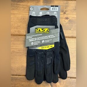 Mechanix Wear MG-55 The Original Work Gloves, Covert Black, Size LARGE
